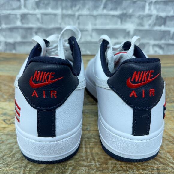 Nike Air Force 1 Low Retro White Puerto Rico CJ1386 100 Men\'s Size 6.5 New Rare main image 6